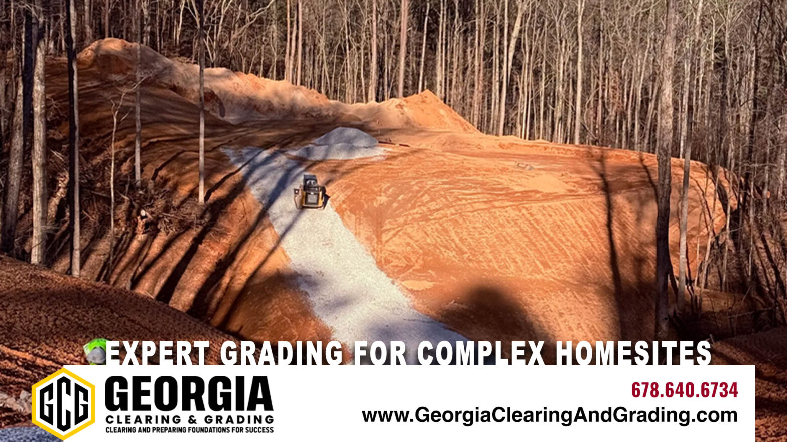 Expert Grading for Complex Homesites | Georgia Clearing & Grading