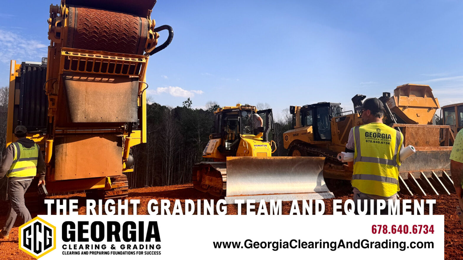 The Right Grading Team and Equipment | Georgia Clearing & Grading
