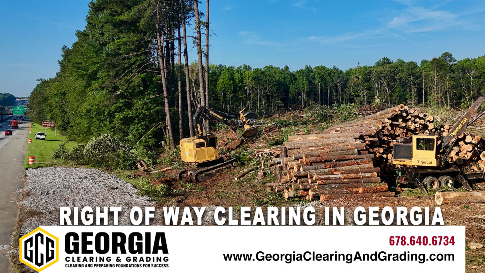 ROW Clearing Contractors | Georgia Clearing & Grading