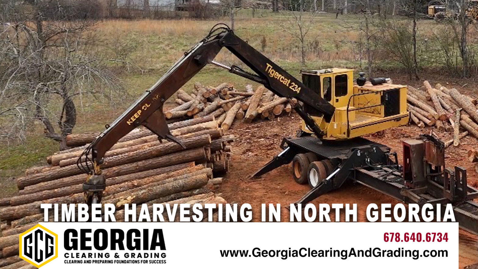 Timber Harvesting in North Georgia | Georgia Clearing and Grading